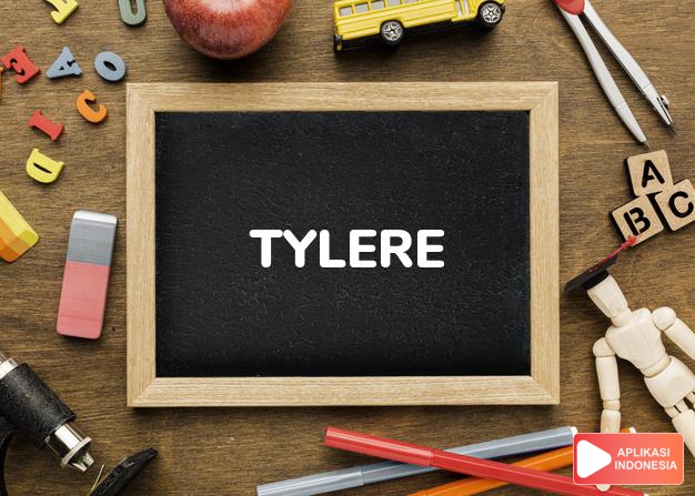 arti nama Tylere adalah Pembuat ubin