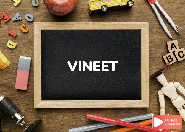 arti nama Vineet adalah berpengatahuan banyak