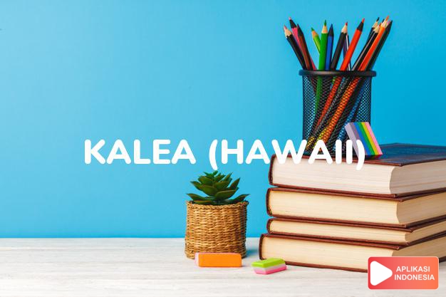 arti nama kalea (hawaii) adalah terang
