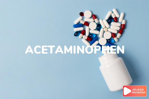 arti acetaminophen adalah <p>Lihat asetaminofen</p> dalam kamus kesehatan bahasa indonesia online by Aplikasi Indonesia