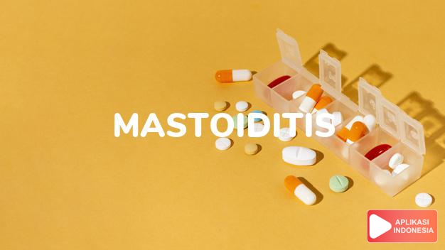 arti Mastoiditis adalah dalam kamus kesehatan bahasa indonesia Online
