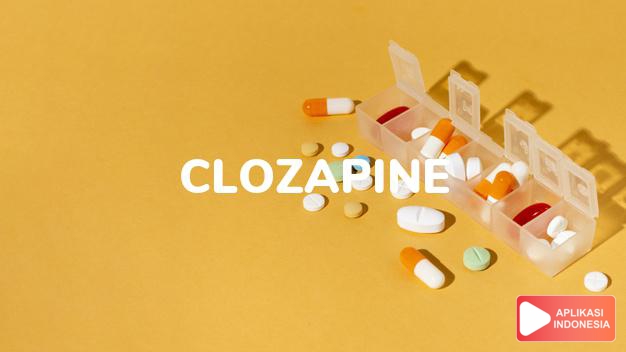 arti clozapine adalah <p>Clozapine adalah obat yang digunakan untuk mengurangi gejala psikosis. Psikosis adalah kondisi di mana penderitanya tidak dapat membedakan kenyataan dengan khayalan. Salah satu gejala psikosis adalah halusinasi, yaitu mendengar atau melihat sesuatu yang tidak nyata. Gejala psikosis ini muncul pada penderita skizofrenia, dan terkadang dapat muncul juga pada penderita penyakit Parkinson.</p>

<p>Clozapine bekerja dengan cara menyeimbangkan dan menekan efek dari reaksi kimia yang terjadi di dalam otak, sehingga membantu mengurangi gejala psikosis</p> dalam kamus obat bahasa indonesia online by Aplikasi Indonesia