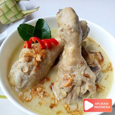Resep Masakan Opor Ayam Putih Sehari Hari di Rumah - Aplikasi Indonesia